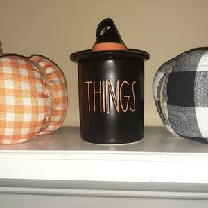 Rae Dunn Things Halloween Witches Hat Jar New